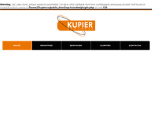 Tablet Screenshot of kupier.com